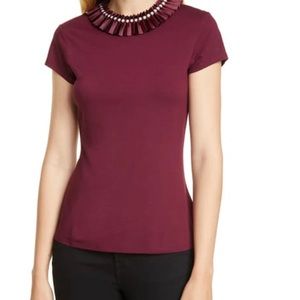 Bordeaux Ted Baker Nikita T, dark burgundy, size 3